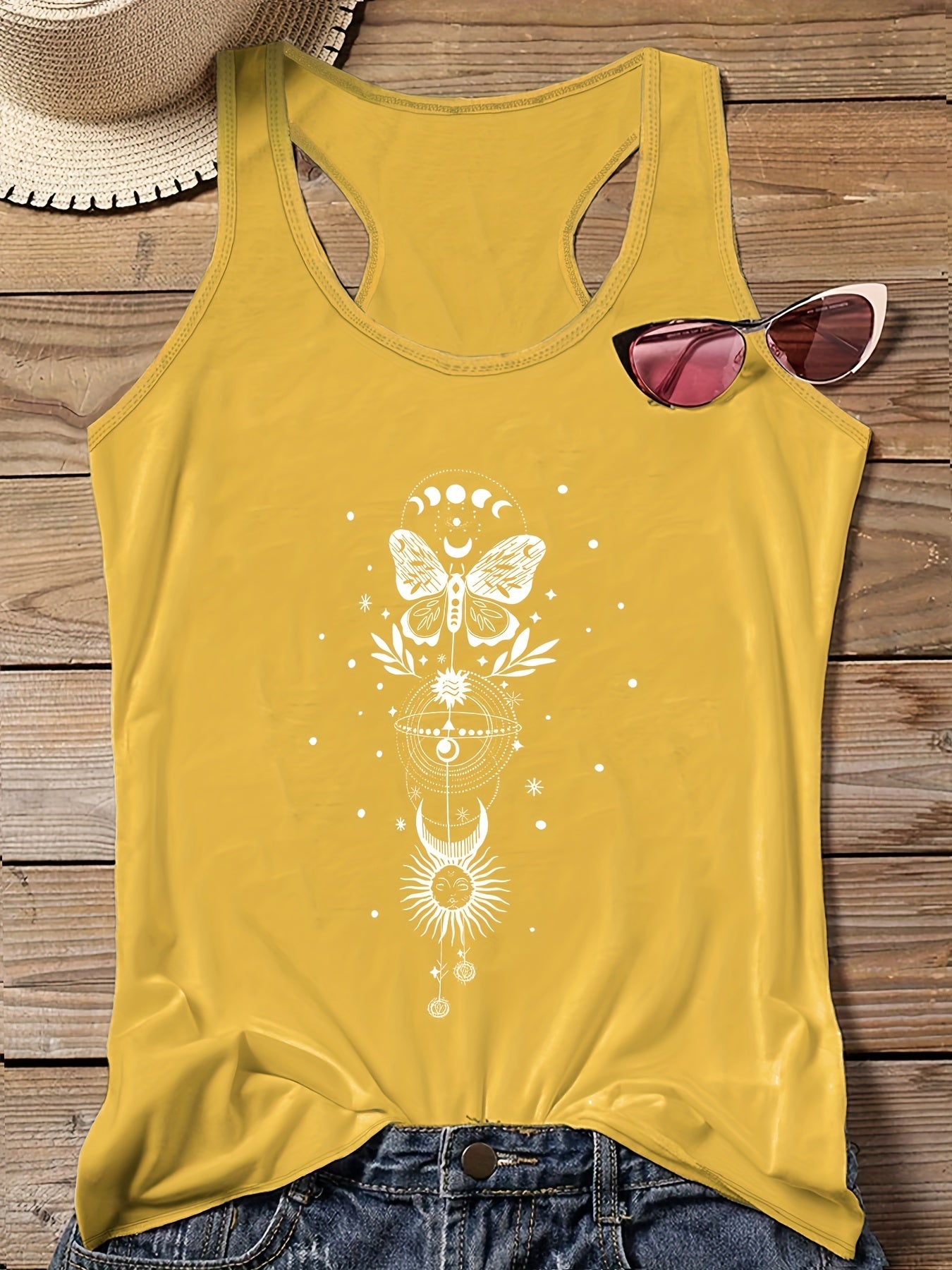 Graphic Print Tank Top for Women