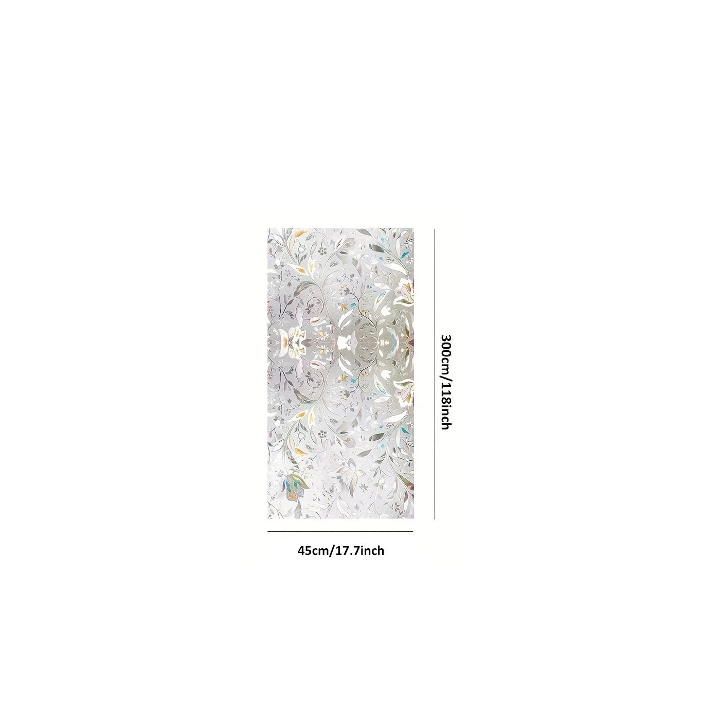 Tulip Window Stickers - Frosted Prism Film for Privacy and UV Protect