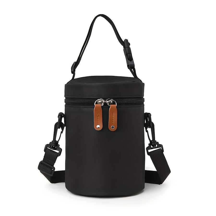 Grey Insulated Breastmilk Cooler Bag for Nursing Moms