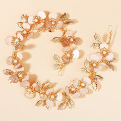 Leaf Flower Headband Hair Decoration For Women Wedding