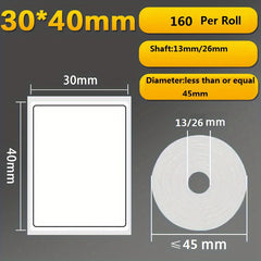 Adhesive Label Paper 2 Rolls for B3s b11 M322 M110