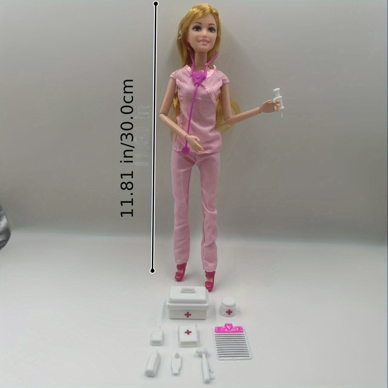 11.5 inch Joint Nurse Doctor Tool Doll Set