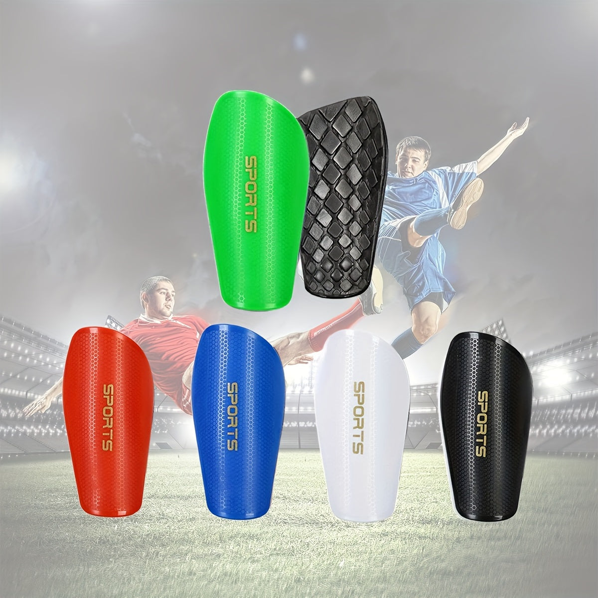 Adult Soccer Leg Pads Knee Shin Guards Protective Gear for Football Basketball