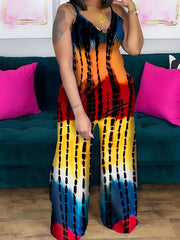 Tie Dye Cami Jumpsuit for Women