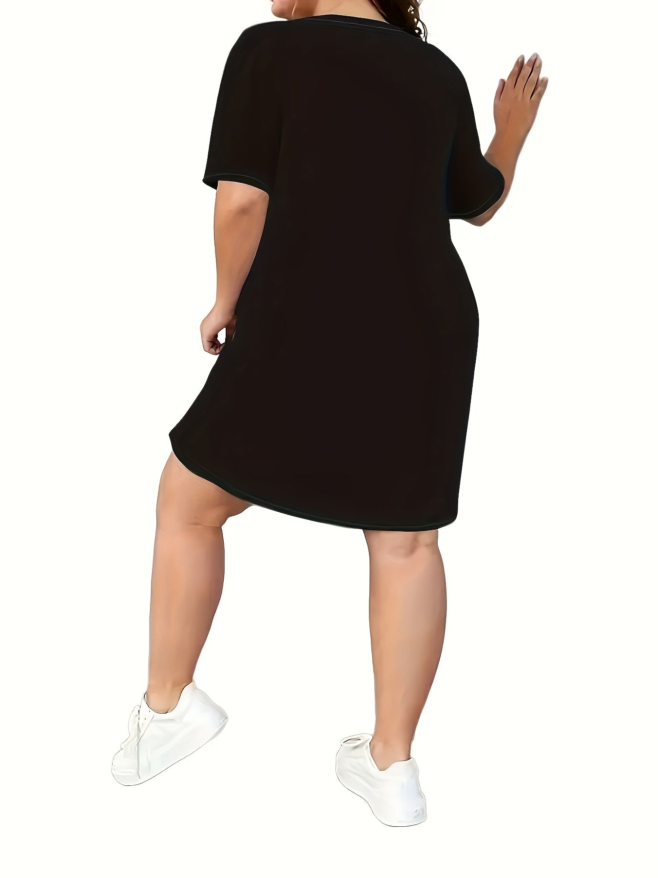 Sunflower Print Sleep Tee Dress