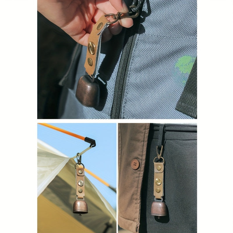 Outdoor Bells Keychains Cow Bell Pet Bell Hiking Camping Accessories