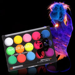 Fluorescent Eyeshadow Palette Face And Body Painting Kit
