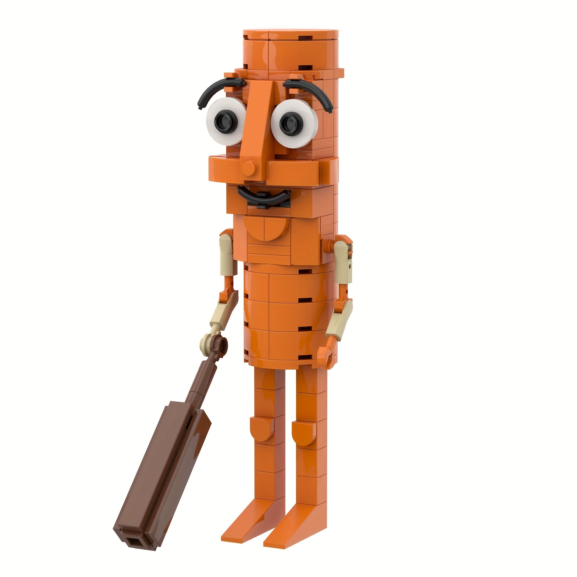 Brainrot Building Block Model - Wooden Stick People Brick Toys
