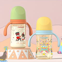 6 Month High Temp Resistant Milk Bottle - Anti Fall & Anti Flatulence