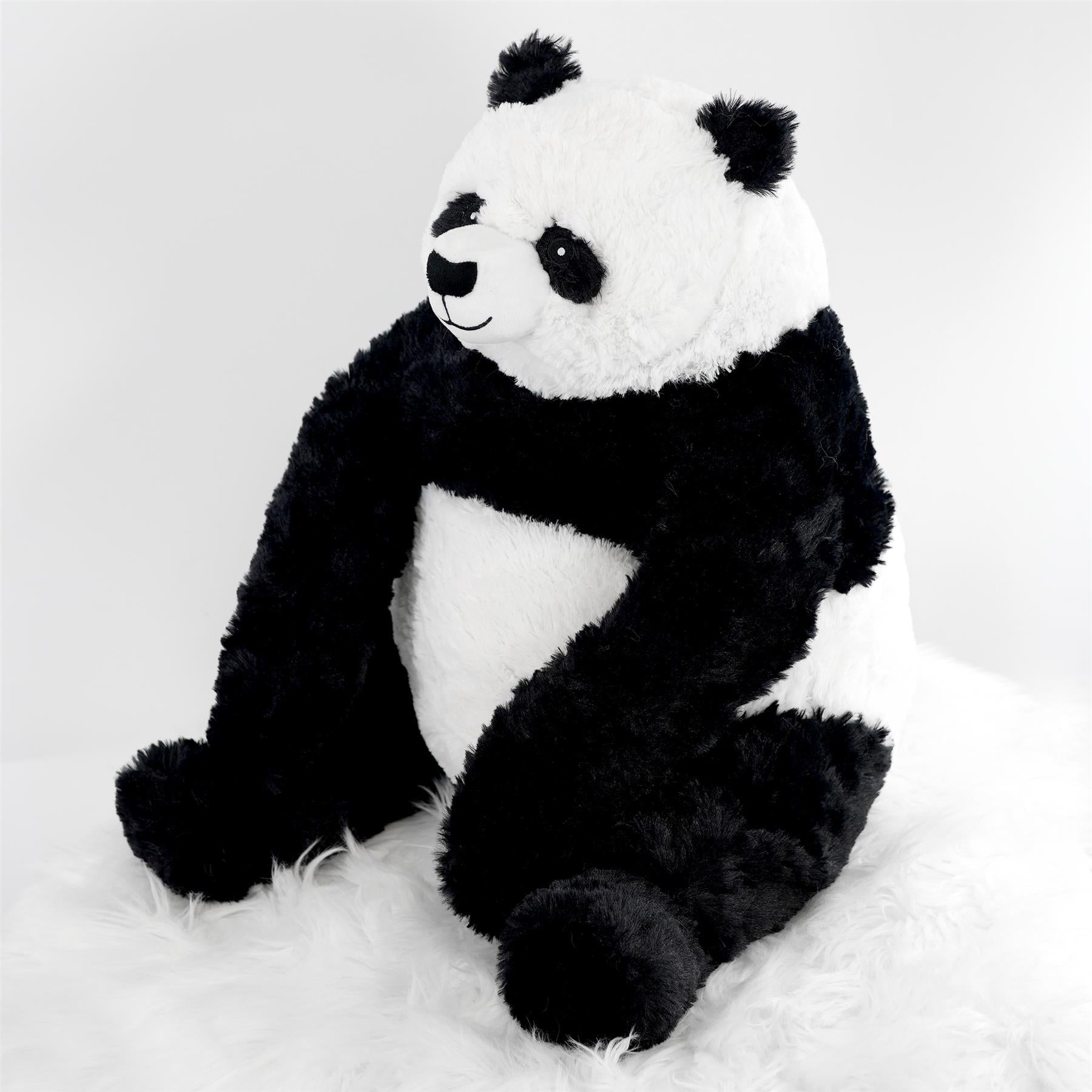Large 22" Plush Sitting Panda Bear Toy & Stuffed Teddy Kids Toy