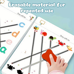 Educational Tracing Book & Writing Board for Preschoolers