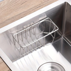 Stainless Steel Sink Caddy Sponge Holder Soap Rack