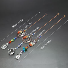 1pc Christmas Crystal Hanging Decoration Window Car Decoration