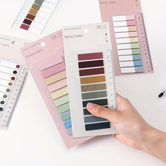 Morandi Translucent PET Index Sticker - Small Label Sticker