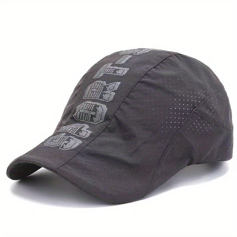 Men's Summer Peaked Cap Sun Hat Casual Printing Forward Hat