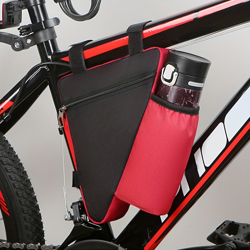 Waterproof Bicycle Storage Bag Front Tube Frame Holder