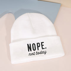 Winter Warm Beanie Hat Knitted Hat Soft Knit Beanie Warm Skull Cap