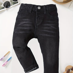 Toddler Baby Girls Denim Pants Cotton Jeans
