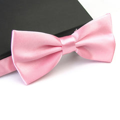 Men's Satin Solid Adjustable Tie Wedding