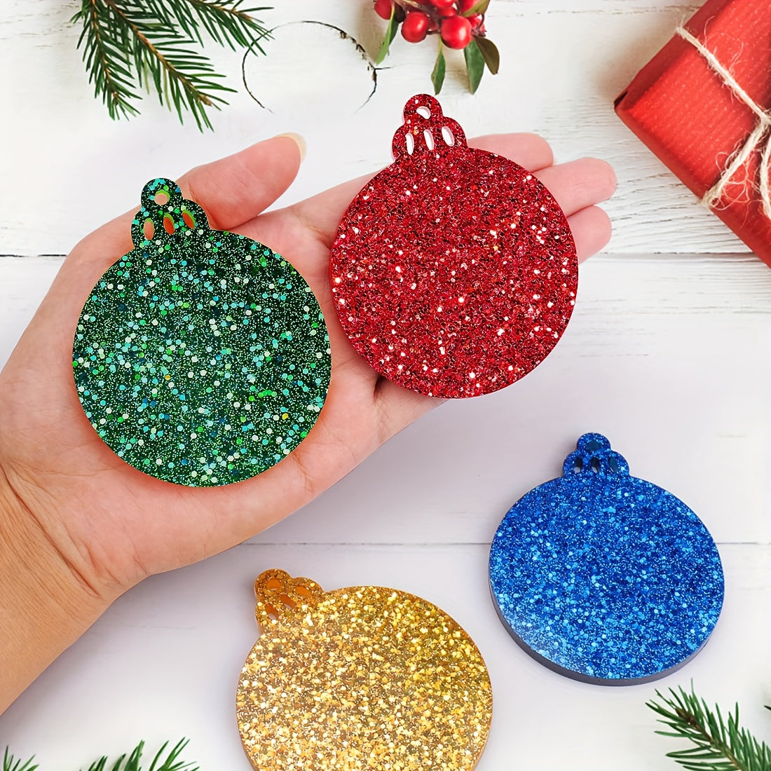 Christmas Resin Silicone Molds Set - DIY Crafts Jewelry Keychain Making