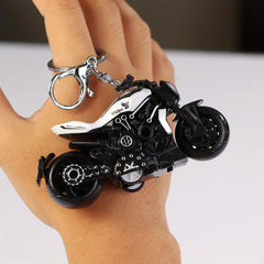 Creative Motorcycle Toy Model Keychain Key Ring Birthday Gift For Men