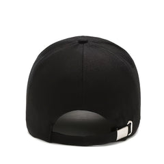 Men's Letter Print Baseball Cap Adjustable Hip Hop Trucker Sun Hat
