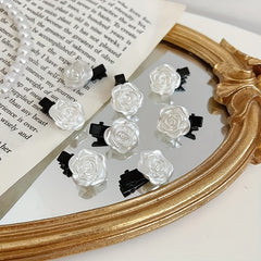 10pcs Mini Roses Hair Clips Bridal Hair Jewelry Wedding Accessories DIY Bride