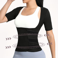 Women's Sauna Suit Waist Trainer Tummy Control Workout Swe