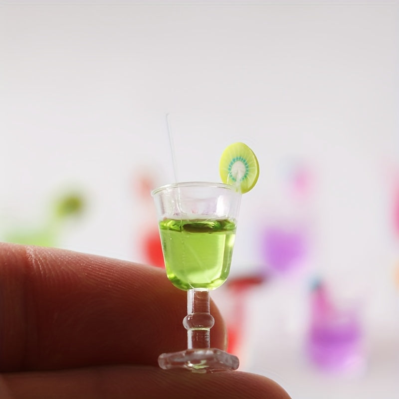 4pcs Dollhouse Fruit Cocktails Home Decoration Party Supplies