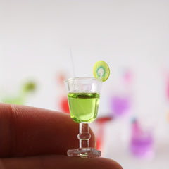 4pcs Dollhouse Fruit Cocktails Home Decoration Party Supplies