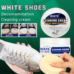 100g Shoe Cleaning Cream Whitening Yellowing Remover with Brush