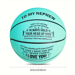 Special Basketball for Nephew - International Size with Pump