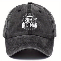 Vintage Distressed Letter Baseball Cap