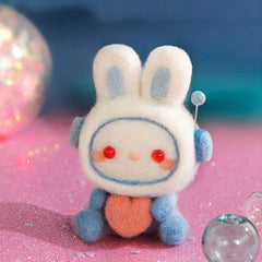 1pc Rabbit Series Wool Felt Handcraft DIY Material Package - 10 Styles