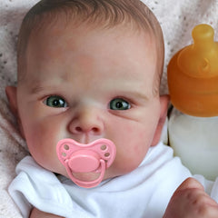 18" Lifelike Reborn Doll Full Body Silicone Vinyl Real 3D Skin Paint
