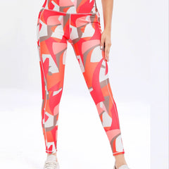Colorblock Slim Fit Yoga Pants High Stretch Tummy Control Workout Yoga Leggings
