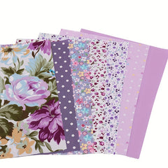 7pcs Floral Quilting Fabric Cotton DIY Doll Clothes Precut Patchwork Craft Sewin