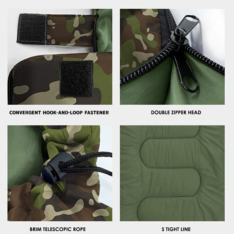 Waterproof Camo Sleeping Bag for Camping