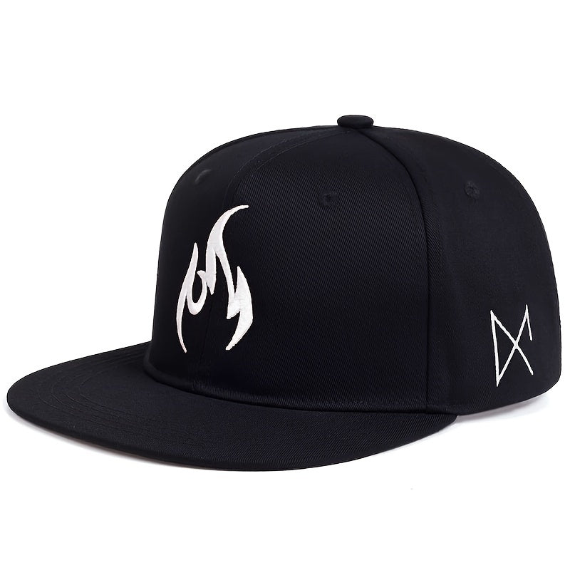 Men's Flame Baseball Cap Hip Hop Style