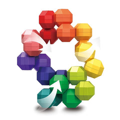Autism Sensory Toy Inseparable Rainbow Ball Quiet Fidget Toy Gift