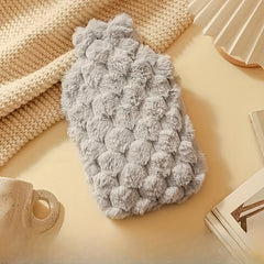 Plush Hand Warmer Water Bag for Winter Travel Home Office