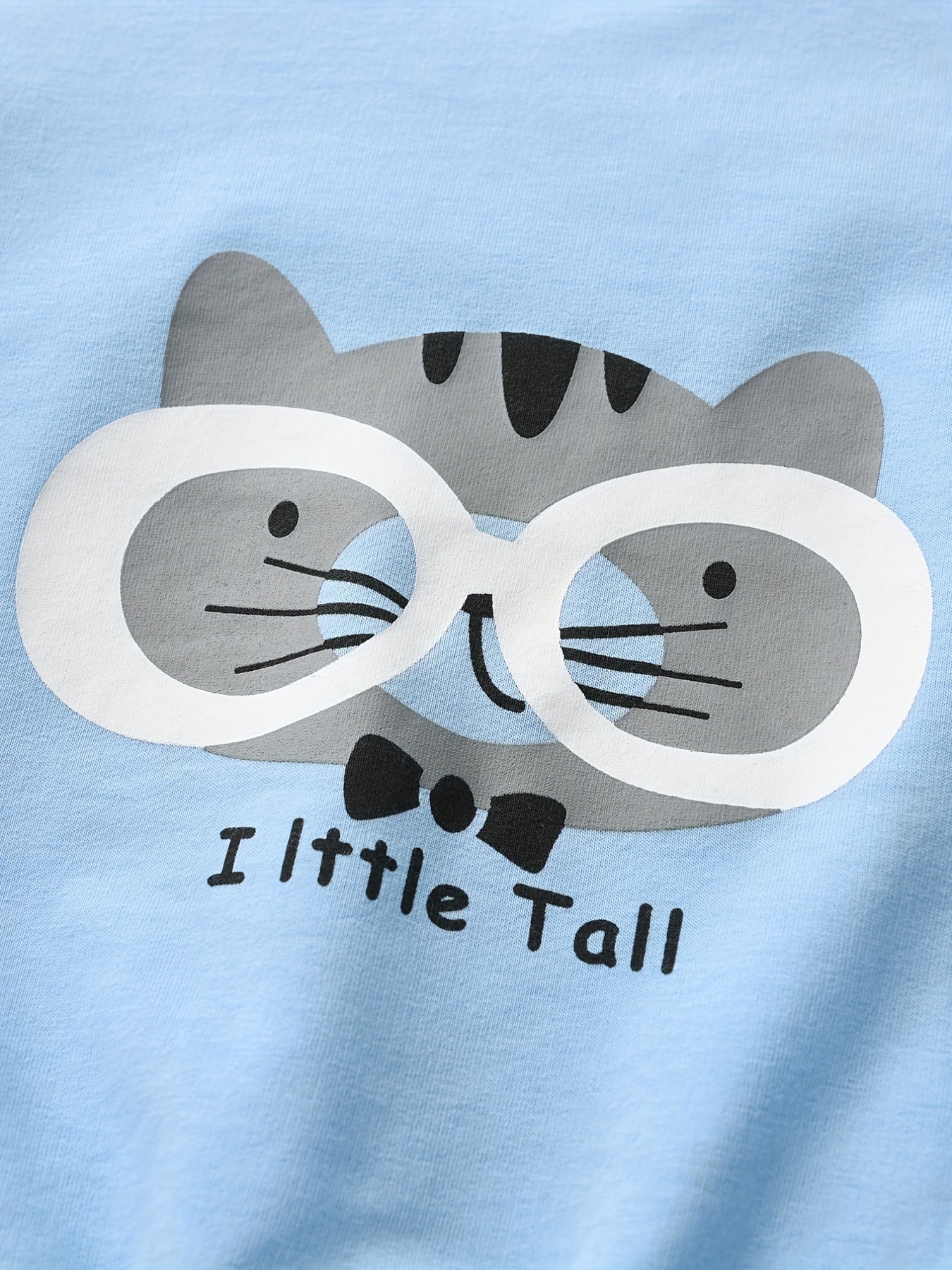 Funny Cat Print Boys Casual Pullover Sweatshirt Long Sleeve
