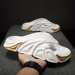 Men's Non Slip Platform Flip Flops Quick Drying Thong Sandals