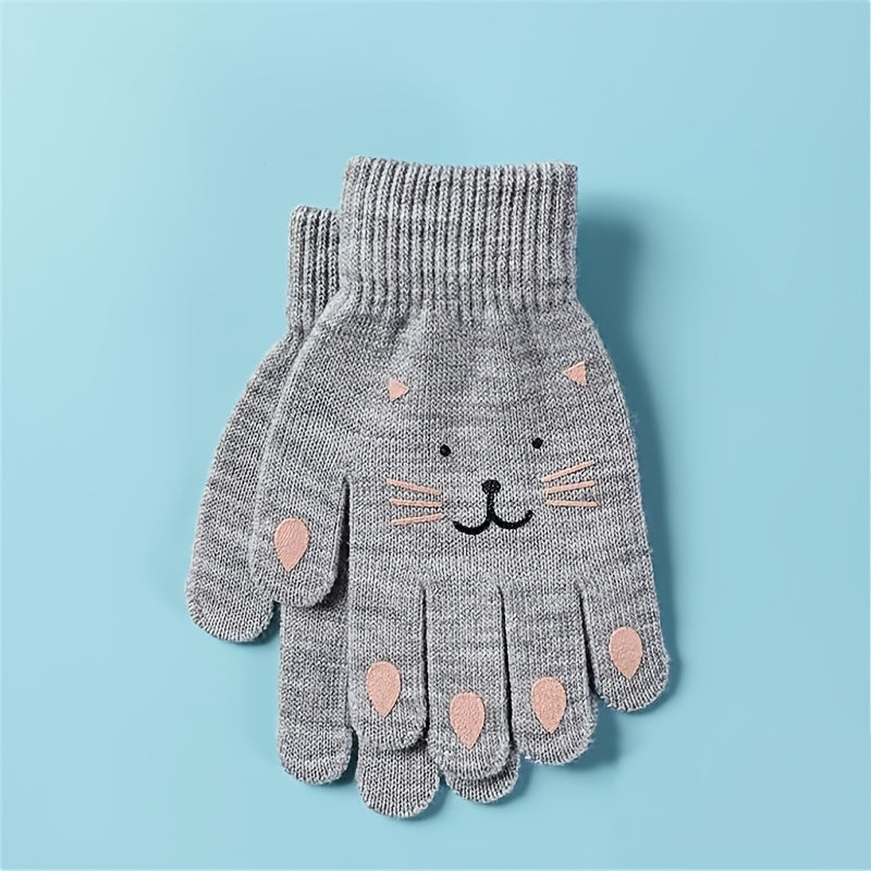 Children's Cartoon Gloves for Fall/Winter