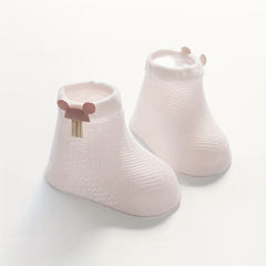 5Pairs Baby Boys Kids Mesh Breathable Ankle Socks for Spring & Summer