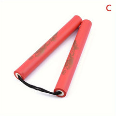 2pcs Foam Nunchakus With Rope Plastic For Entertainment