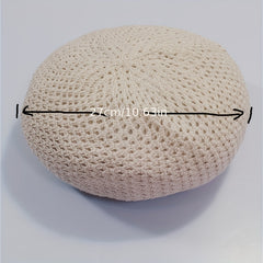 Classic Hollow Out Beret Solid Breathable Beanie Octagonal Hat