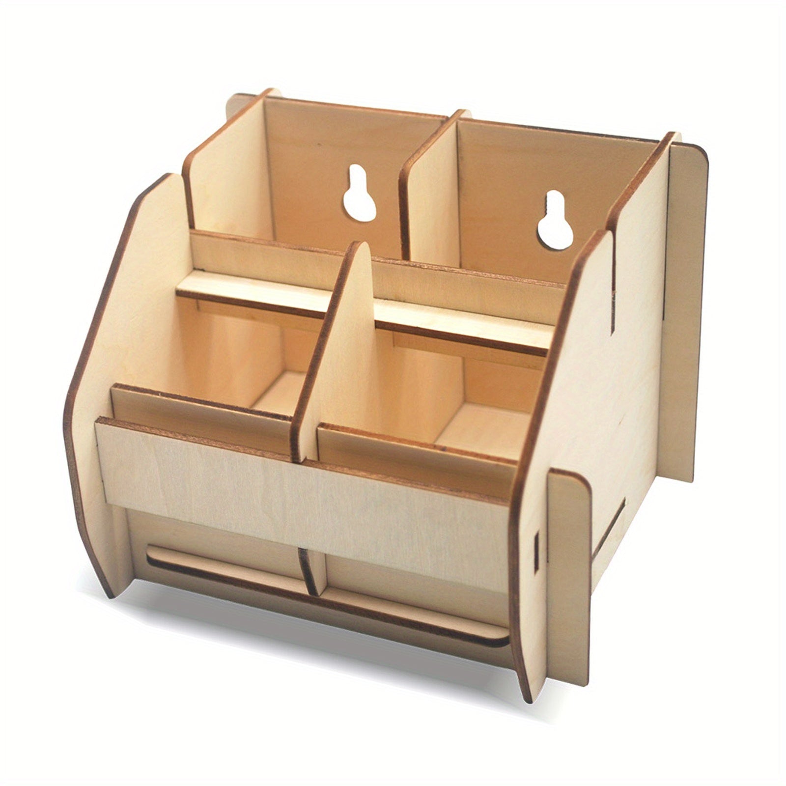 Sticker Roll Holder 2 Roll Label Organizer Dispenser Rack Adjustable Divider
