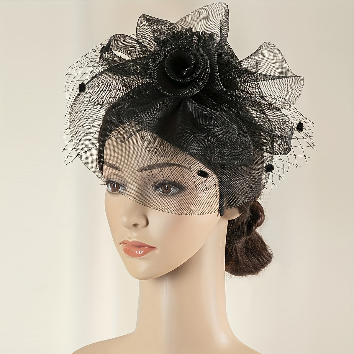 Women Flower Headband Head Piece Bridal Hat Wedding Derby Church Accessories