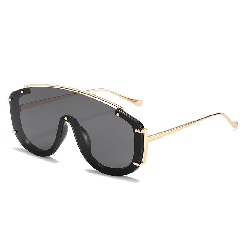 Large Frame One piece Ins Sunglasses